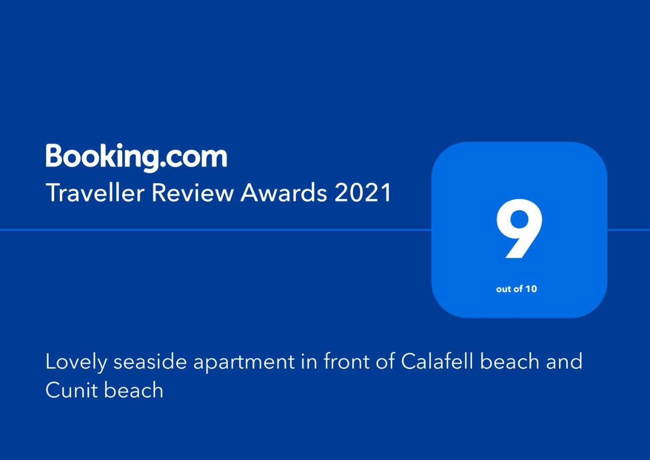 Lovely Seaside Apartment In Front Of Calafell Beach And Cunit Beach Segur de Calafell Exterior photo